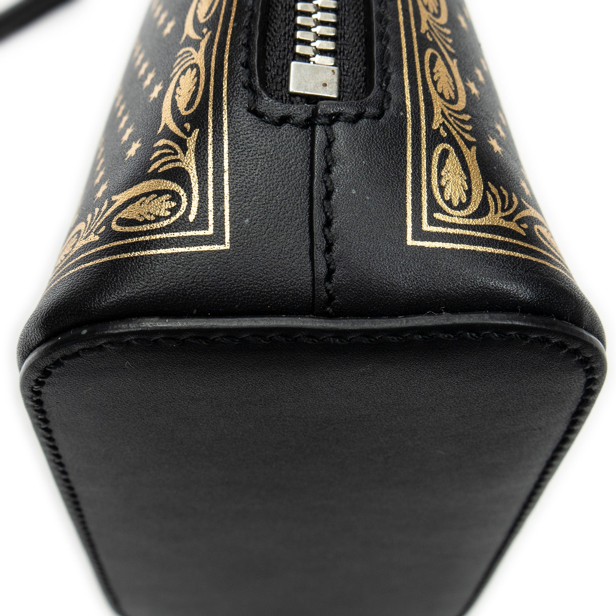 Shoulder Bag Mini Guccy Dome Crossbody Black Calfskin Leather