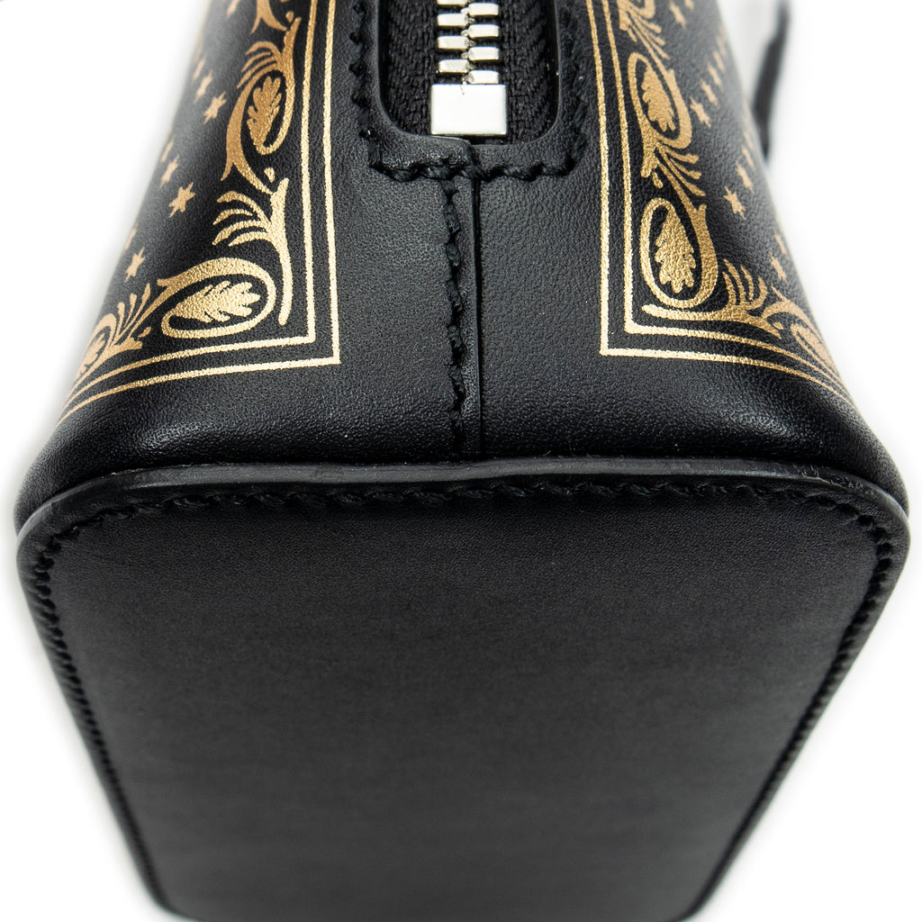 Shoulder Bag Mini Guccy Dome Crossbody Black Calfskin Leather