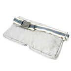 Waist Bag Web Waist Pouch Silver Monogrammed Canvas