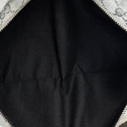 Waist Bag Web Waist Pouch Silver Monogrammed Canvas
