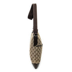 Shoulder Bag Medium Messenger Dark Brown Monogrammed Canvas