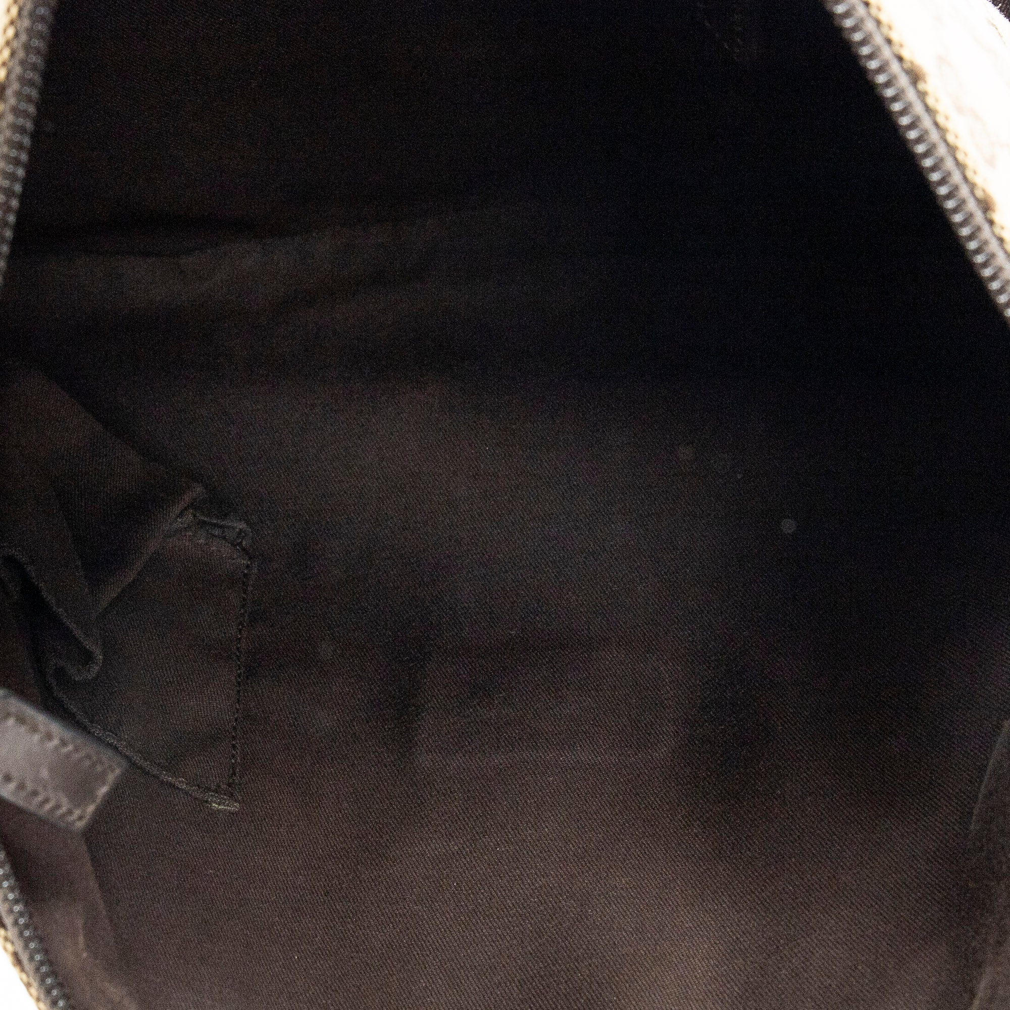 Shoulder Bag Medium Messenger Dark Brown Monogrammed Canvas
