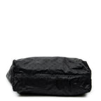 Shoulder Bag Extra Large Shopping Tote Black Guccissima Nylon Canvas