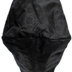 Shoulder Bag Extra Large Shopping Tote Black Guccissima Nylon Canvas