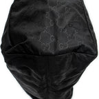 Shoulder Bag Extra Large Shopping Tote Black Guccissima Nylon Canvas