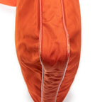 Shoulder Bag Large Square Messenger Orange Nylon Canvas