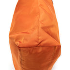 Bandolera grande convertible, tote vertical de lona de nylon naranja