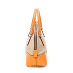 Prada - Sac Dôme Petit Modèle Cinghiale Canapa - Beige/Orange