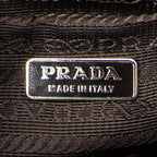 Prada - Sac Dôme Petit Modèle Cinghiale Canapa - Beige/Orange