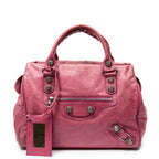 Handbag Giant 21 Midday Pink Distressed Leather