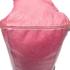 Handbag Giant 21 Midday Pink Distressed Leather