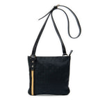 Bolso de Hombro Web Jolicoeur Bandolera Lona Monogrammed Negro