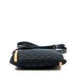 Bolso de Hombro Web Jolicoeur Bandolera Lona Monogrammed Negro