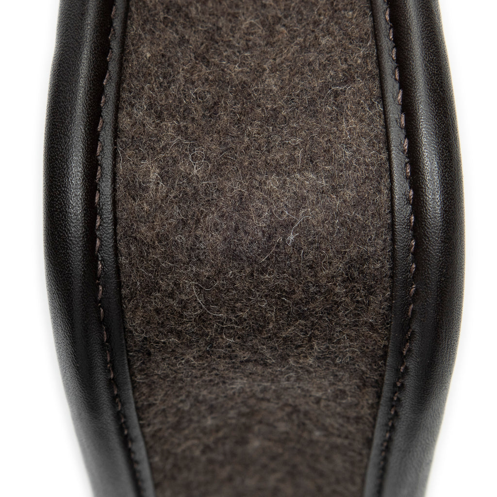 Shoulder Bag Evelyne TPM Dark Brown Felt Canvas