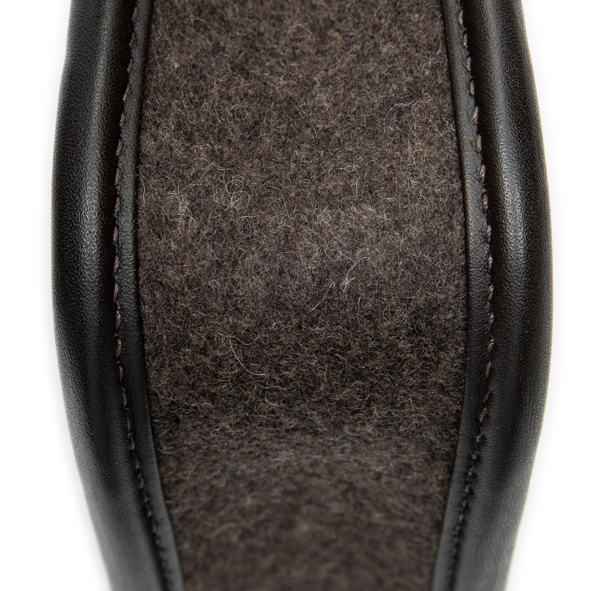 Shoulder Bag Evelyne TPM Dark Brown Felt Canvas
