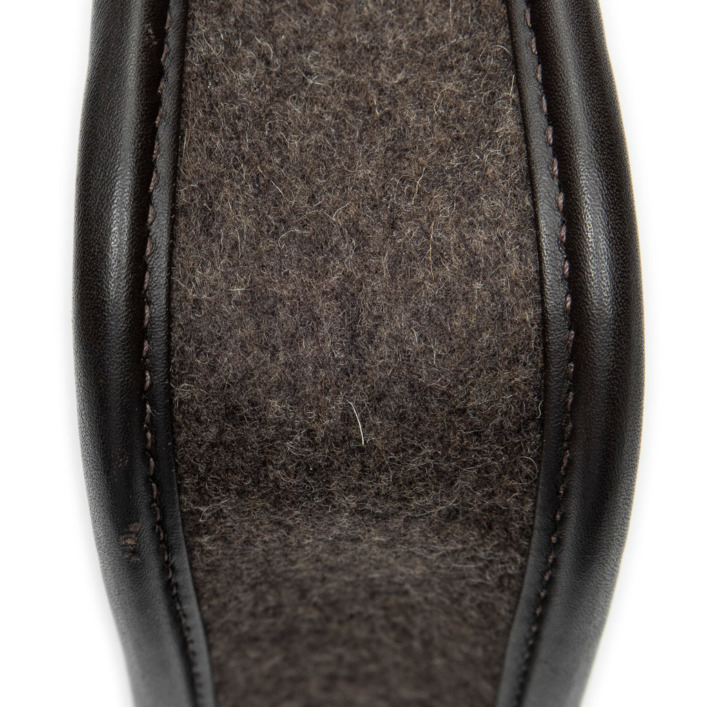 Shoulder Bag Evelyne TPM Dark Brown Felt Canvas