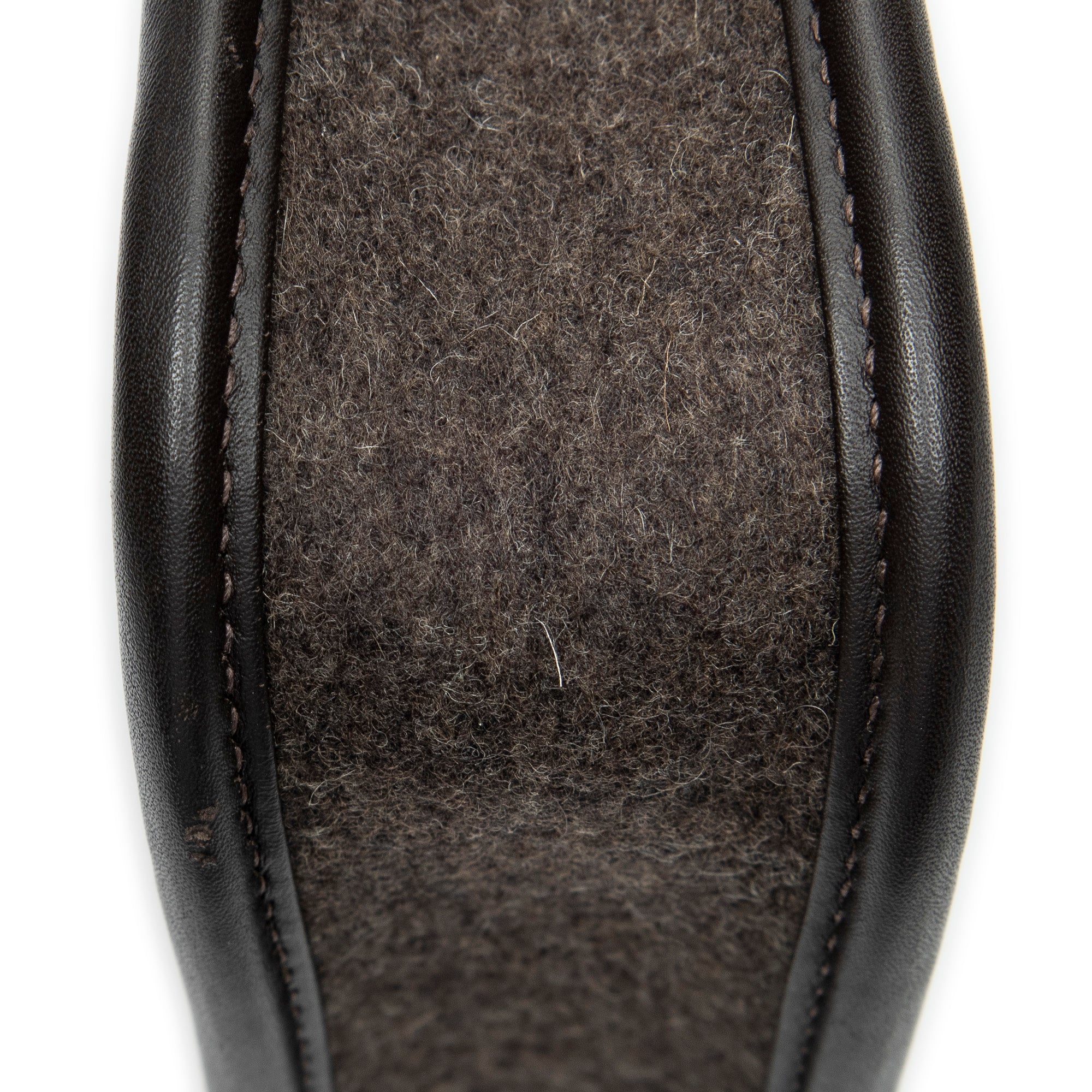 Shoulder Bag Evelyne TPM Dark Brown Felt Canvas