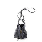 Shoulder Bag Small Hammock Navy Grained Calfskin Leather