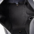Shoulder Bag Small Hammock Navy Grained Calfskin Leather