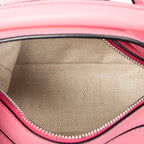 Shoulder Bag Mini Puzzle Bag Pink Calfskin Leather