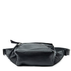 Shoulder Bag Small Puzzle Edge Bumbag Black Calfskin Leather
