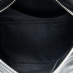 Shoulder Bag Small Puzzle Edge Bumbag Black Calfskin Leather