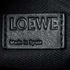 Shoulder Bag Small Puzzle Edge Bumbag Black Calfskin Leather