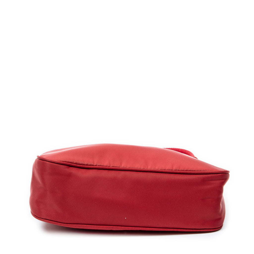 Prada - Mini sac hobo zippé vintage - Rouge