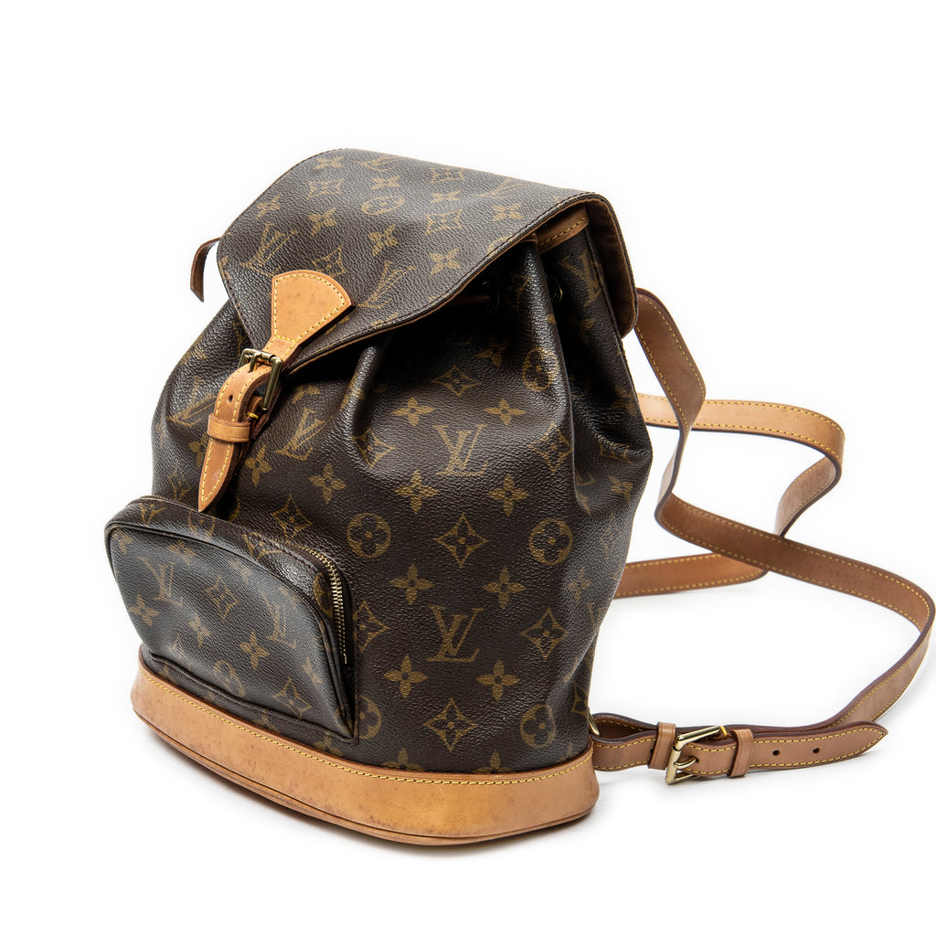 Backpack Montsouris MM Brown Monogram Canvas