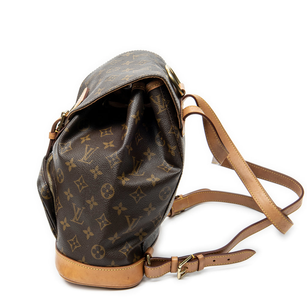 Backpack Montsouris MM Brown Monogram Canvas
