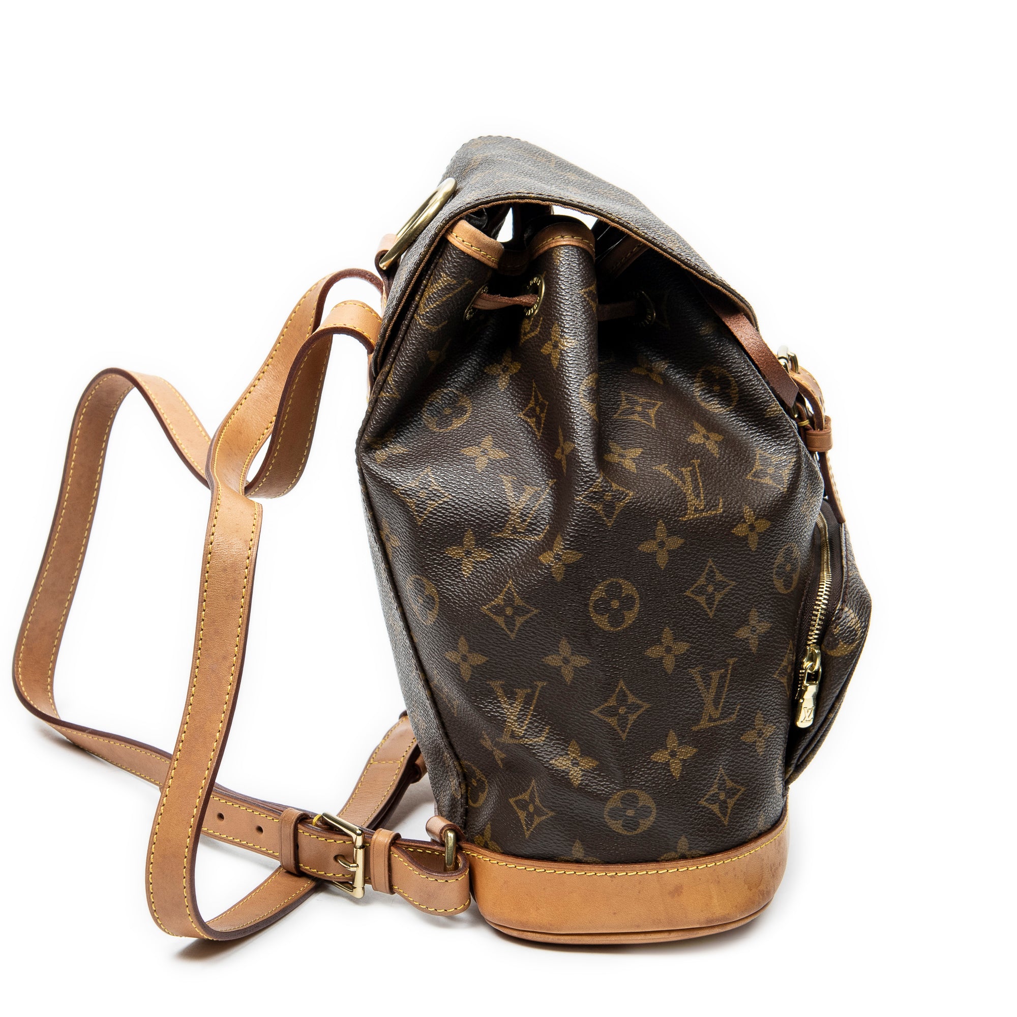 Backpack Montsouris MM Brown Monogram Canvas