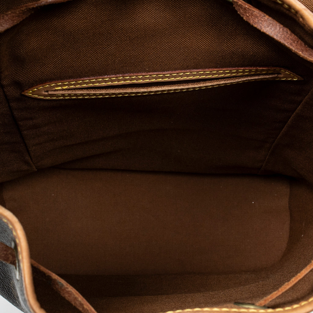 Backpack Montsouris MM Brown Monogram Canvas
