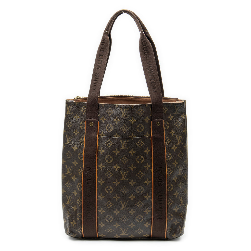 Handbag Cabas Beaubourg Brown Monogram Canvas
