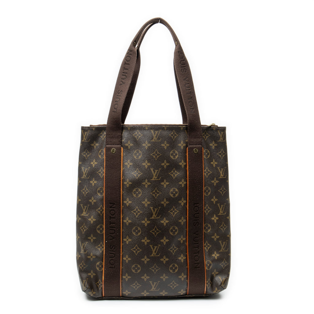 Handbag Cabas Beaubourg Brown Monogram Canvas