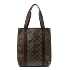 Handbag Cabas Beaubourg Brown Monogram Canvas