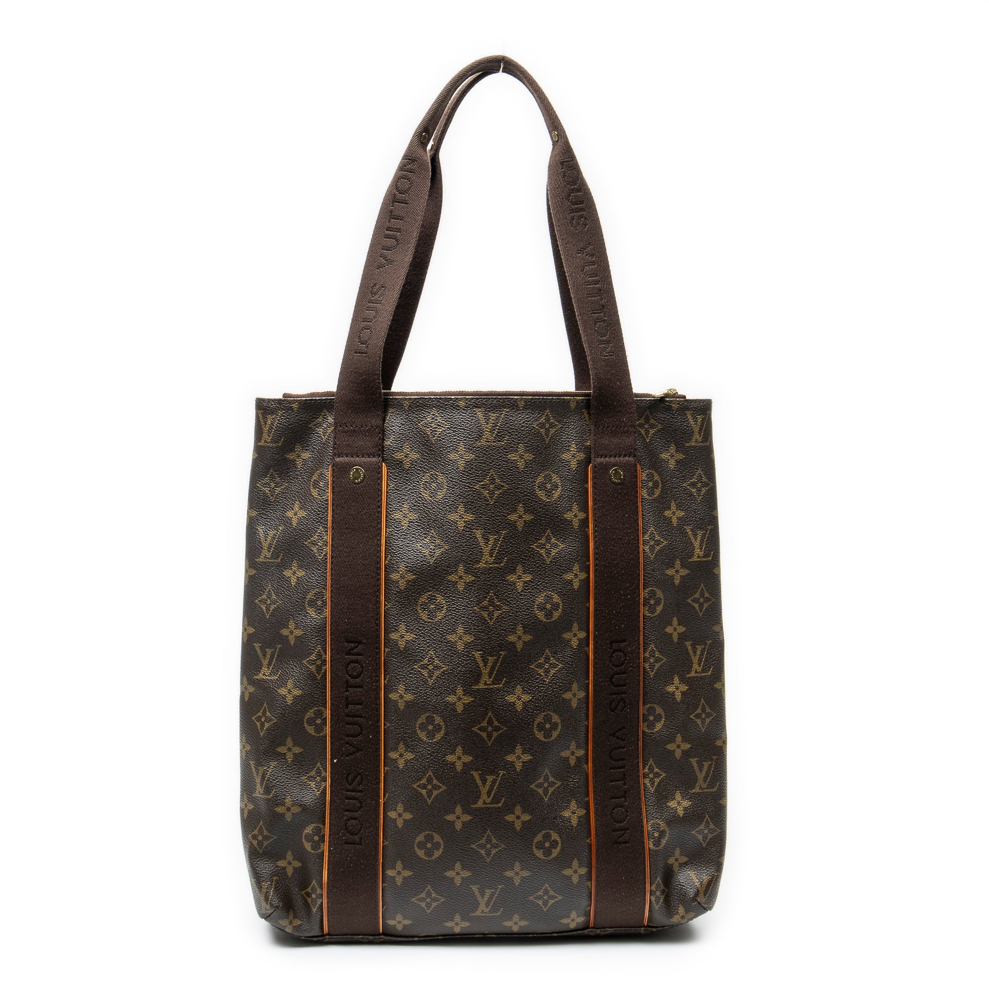 Handbag Cabas Beaubourg Brown Monogram Canvas