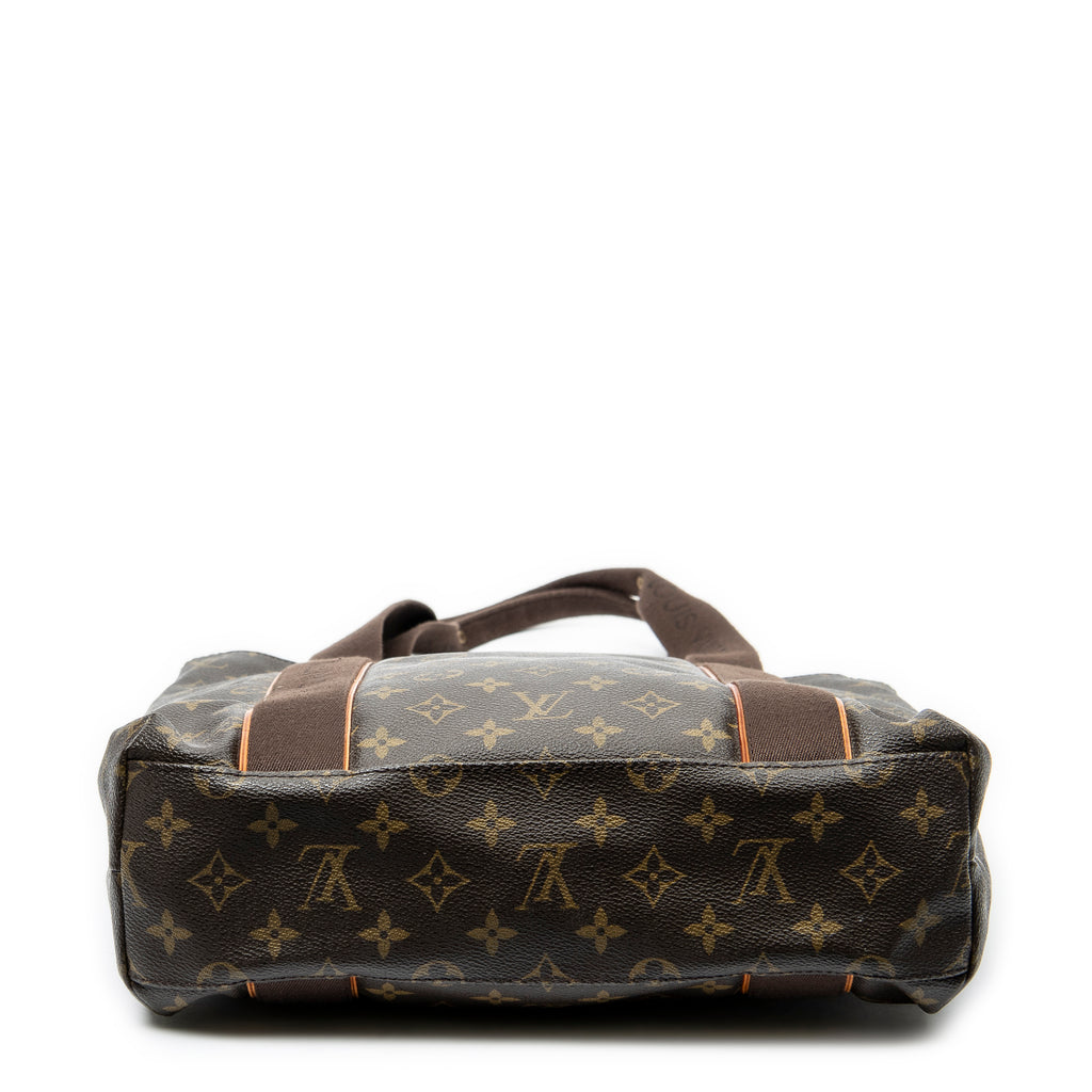 Handbag Cabas Beaubourg Brown Monogram Canvas