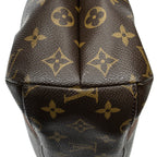 Handbag Cabas Beaubourg Brown Monogram Canvas