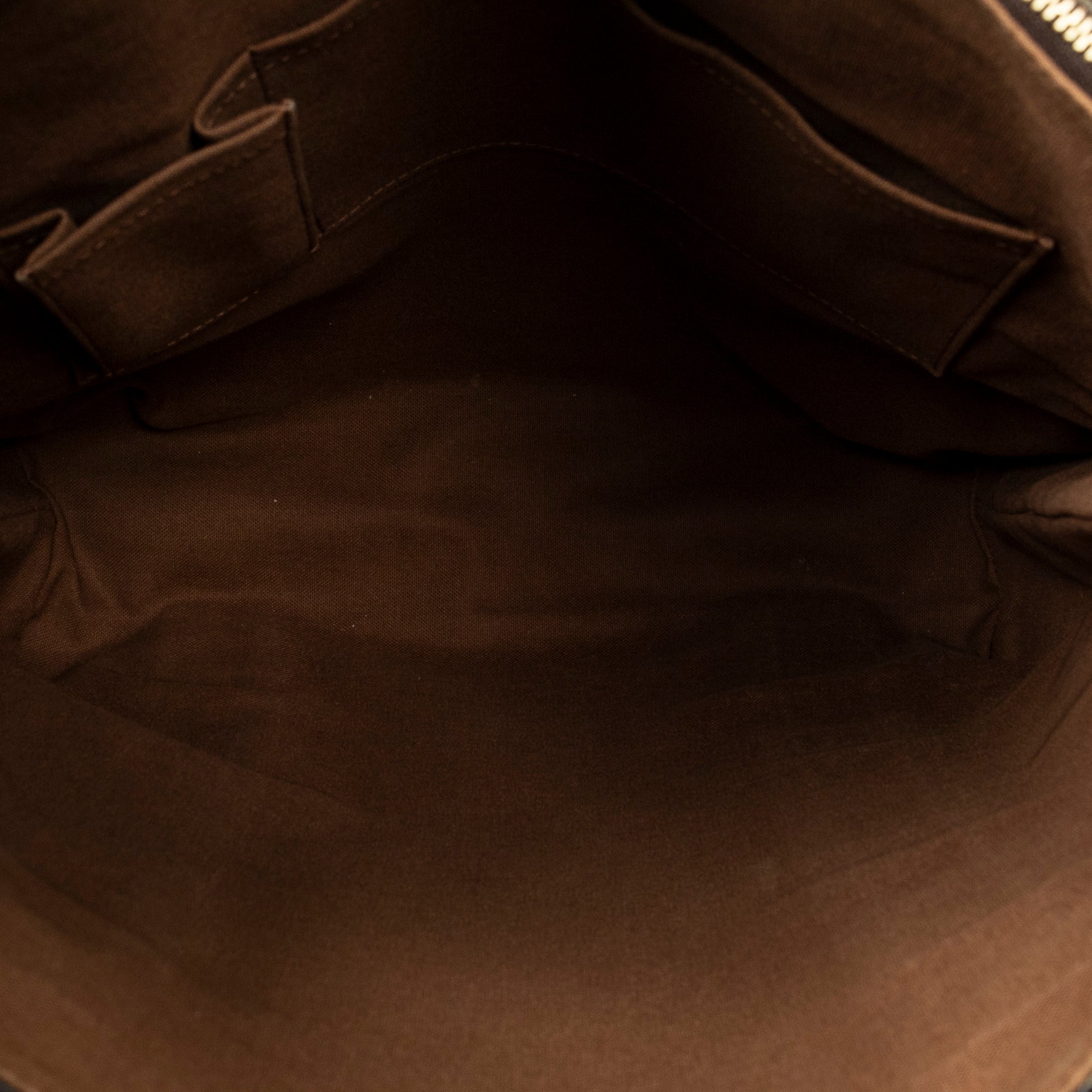 Handbag Cabas Beaubourg Brown Monogram Canvas