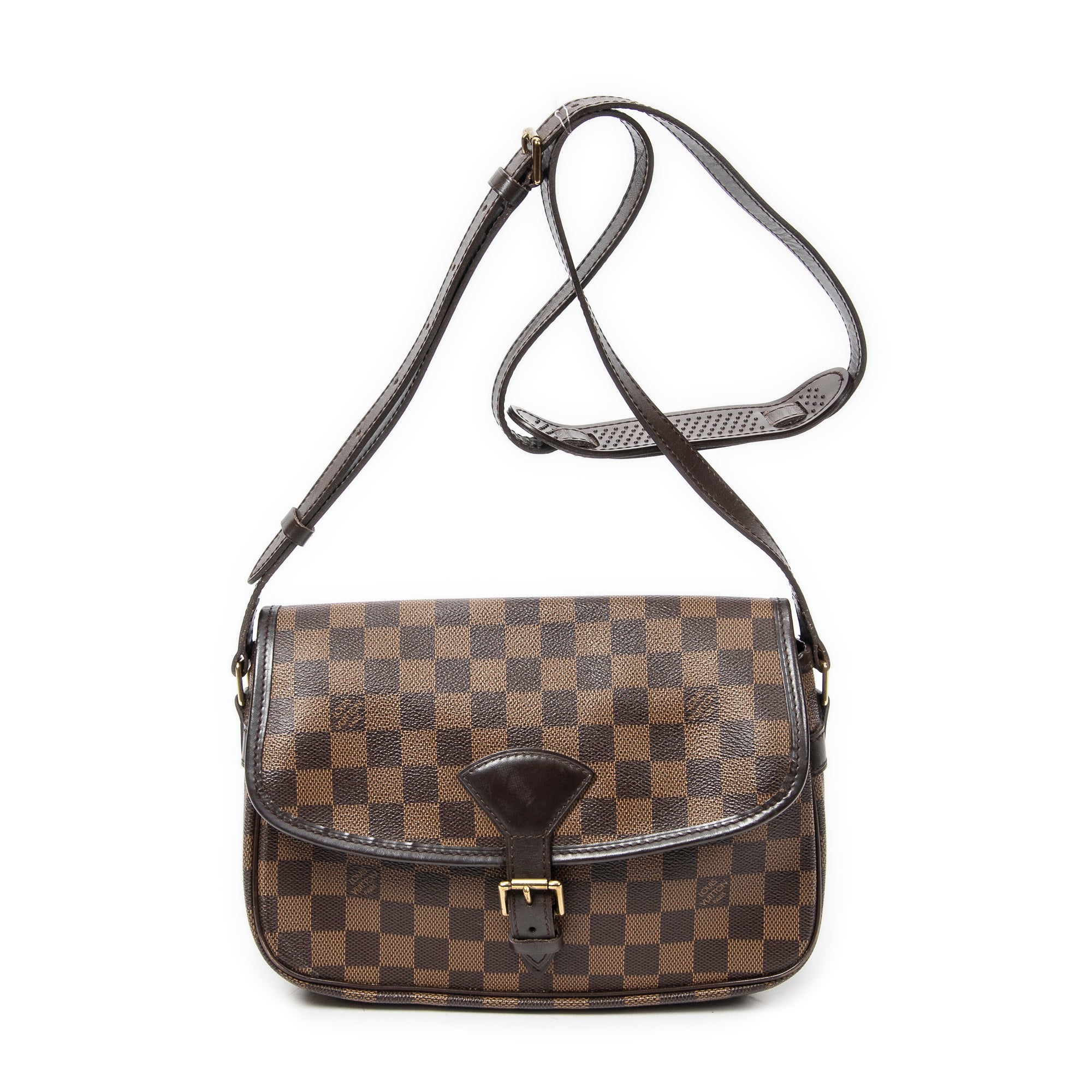 Shoulder Bag Sologne Brown Damier Ebene