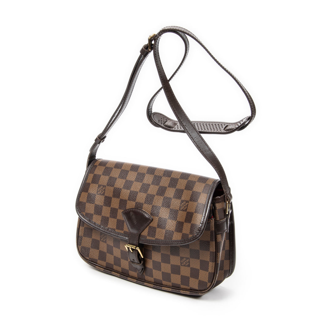 Shoulder Bag Sologne Brown Damier Ebene