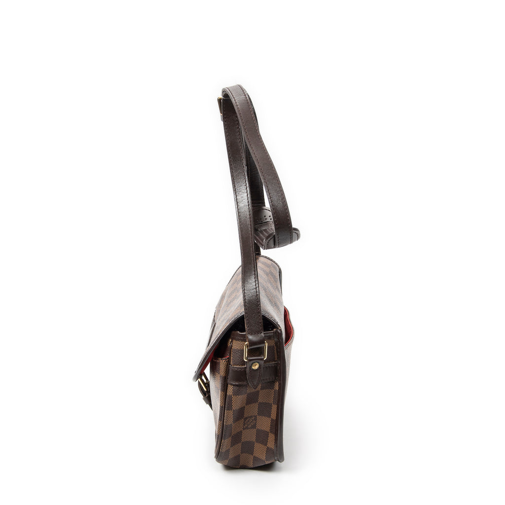 Shoulder Bag Sologne Brown Damier Ebene