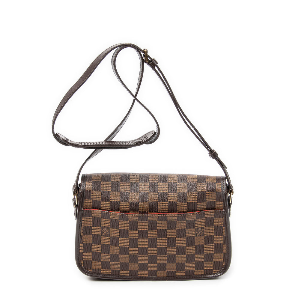 Shoulder Bag Sologne Brown Damier Ebene