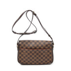 Shoulder Bag Sologne Brown Damier Ebene