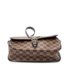 Sac Bandoulière Sologne Marron Damier Ebène