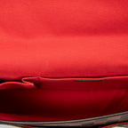 Sac Bandoulière Sologne Marron Damier Ebène