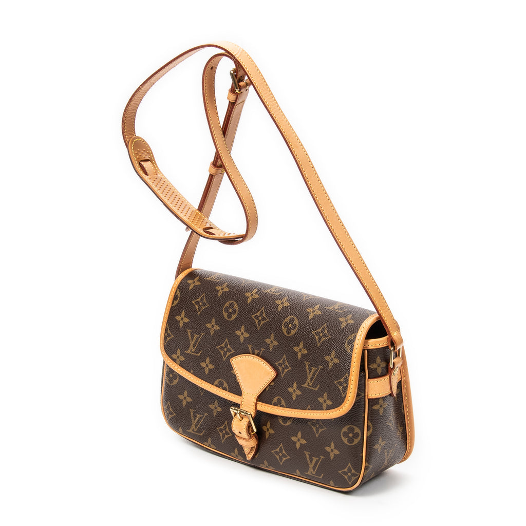 Shoulder Bag Sologne Brown Monogram Canvas