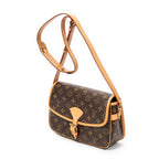 Shoulder Bag Sologne Brown Monogram Canvas