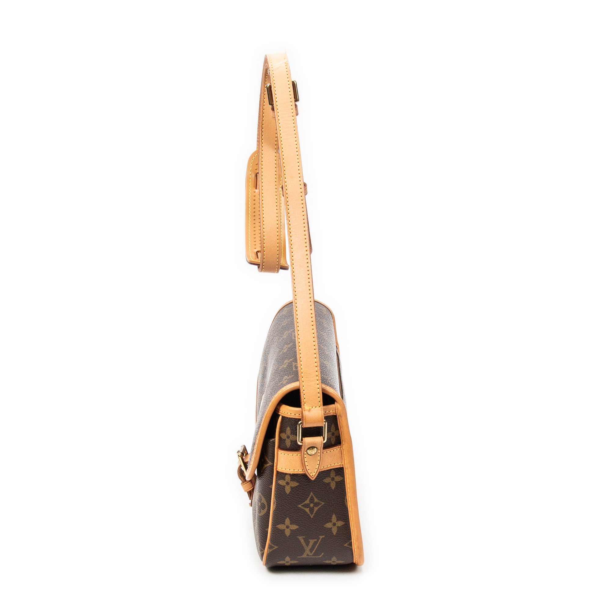 Shoulder Bag Sologne Brown Monogram Canvas