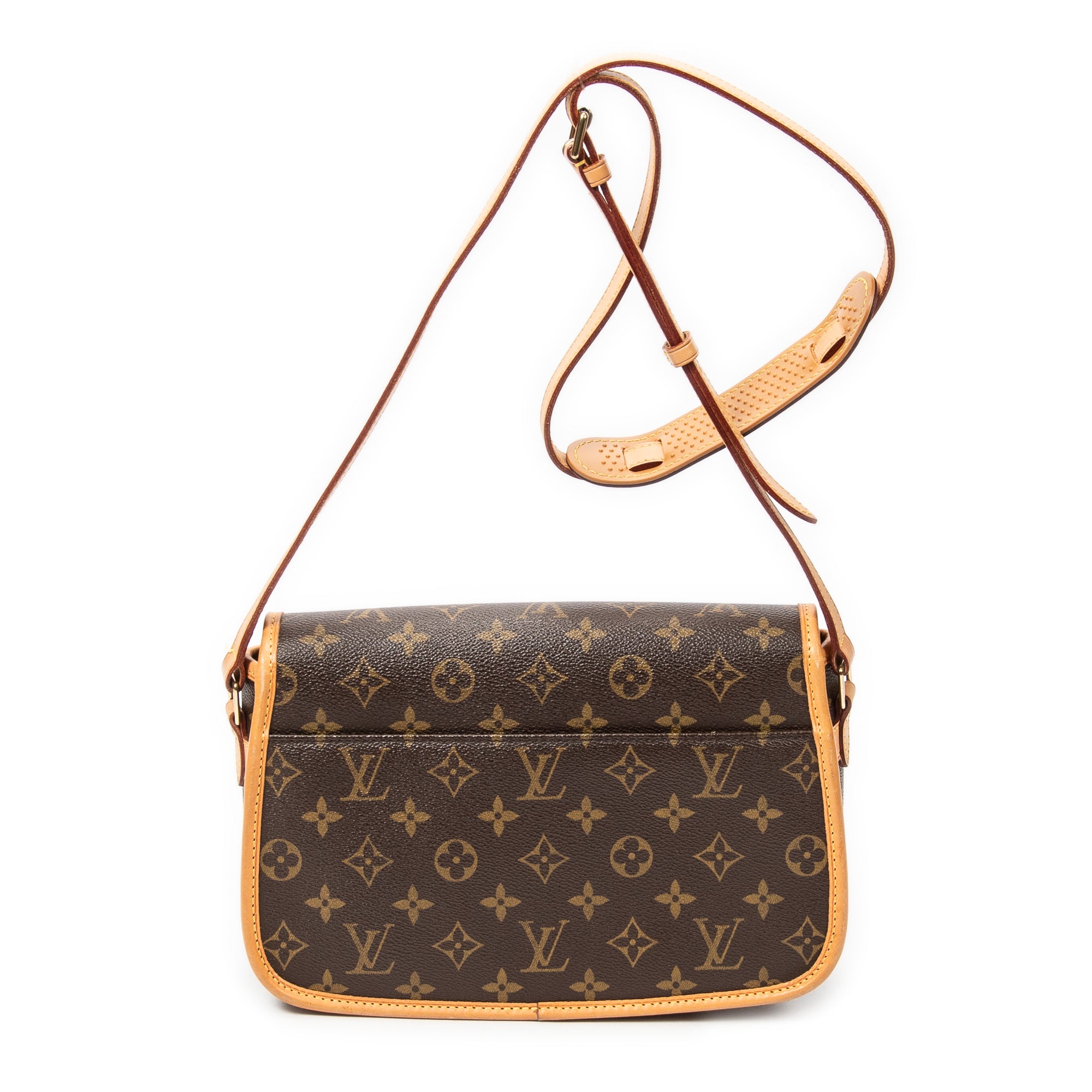 Shoulder Bag Sologne Brown Monogram Canvas